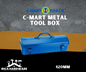 C-MART METAL TOOL BOX 420MM