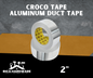 CROCO TAPE ALUMINUM DUCT TAPE 2"