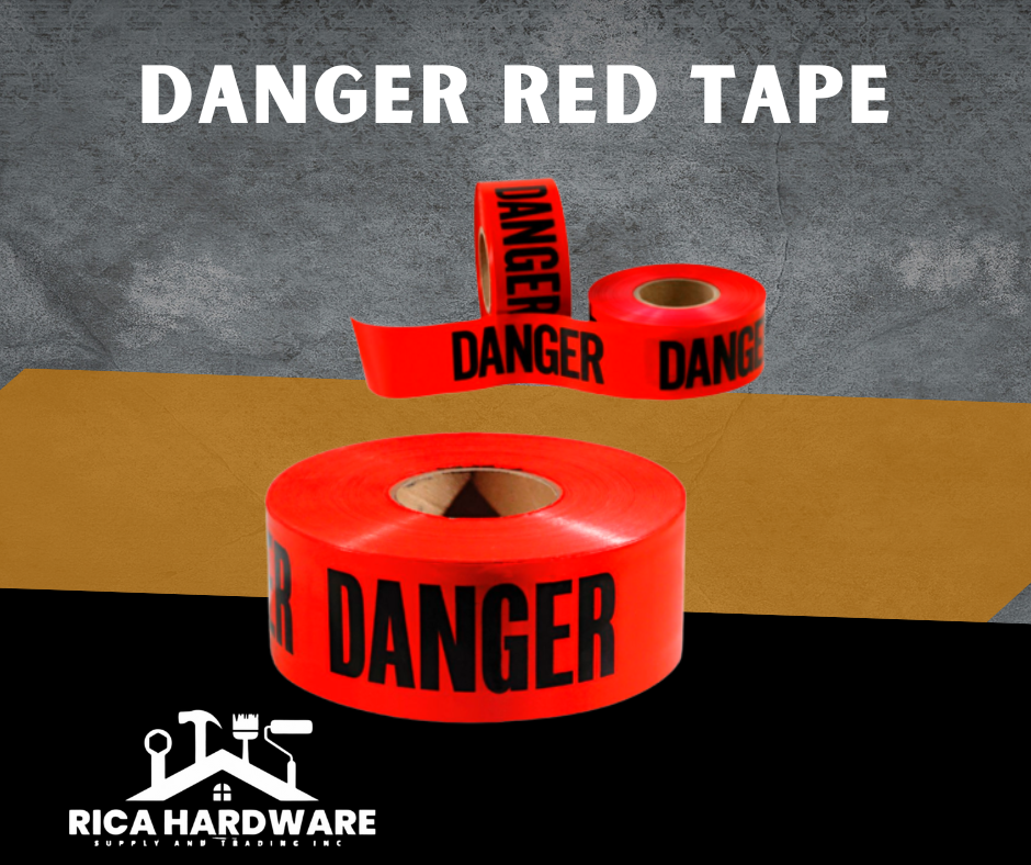 DANGER TAPE RED
