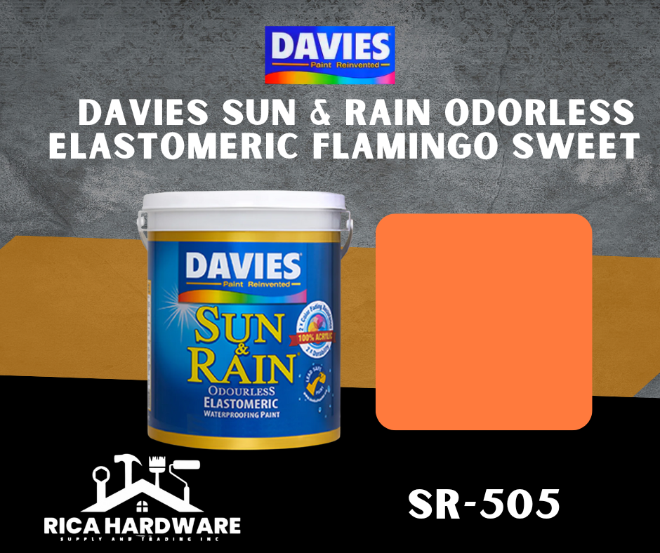 DAVIES SUN & RAIN ODORLESS ELASTOMERIC FLAMINGO SWEET (SR-505)