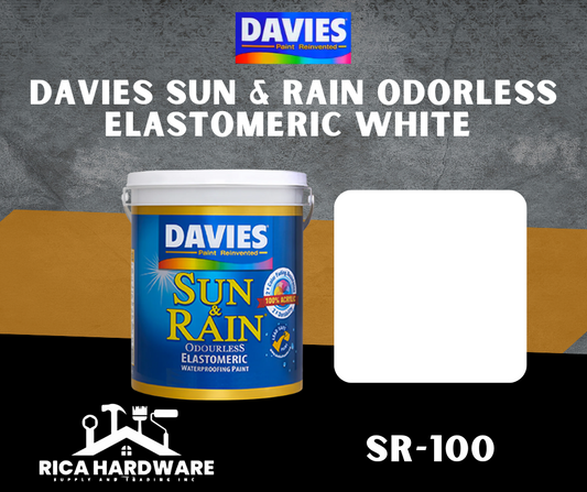 DAVIES SUN & RAIN ODORLESS ELASTOMERIC WHITE (SR-100)
