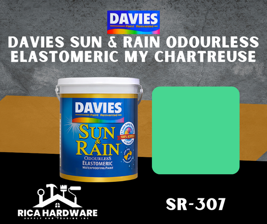 DAVIES SUN & RAIN ODOURLESS ELASTOMERIC MY CHARTREUSE (SR-307)