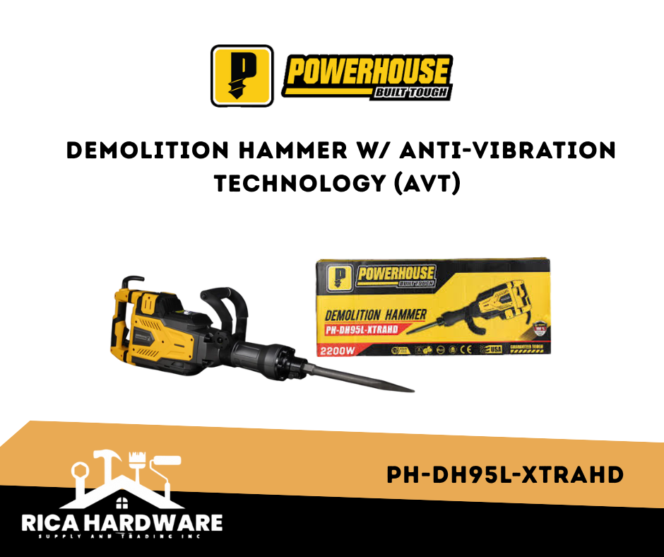 DEMOLITION HAMMER W/ANTI-VIBRATION TECHNOLOGY (AVT)PHDH95LCTRAHD