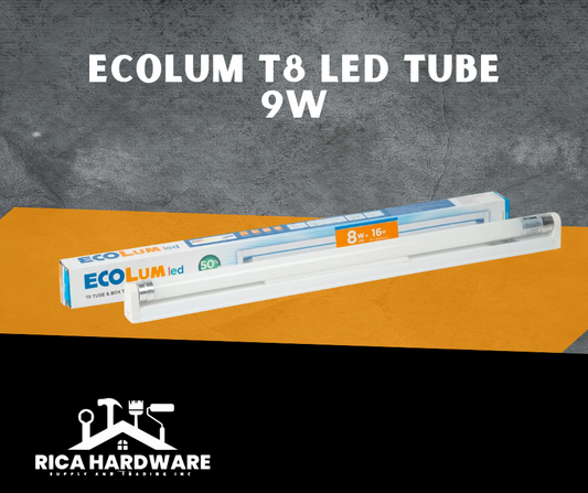 ECOLUM T8 LED TUBE 9W