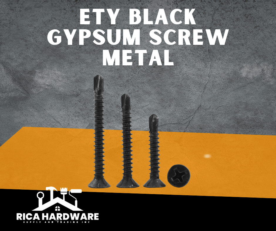 ETY	BLACK GYPSUM SCREW METAL