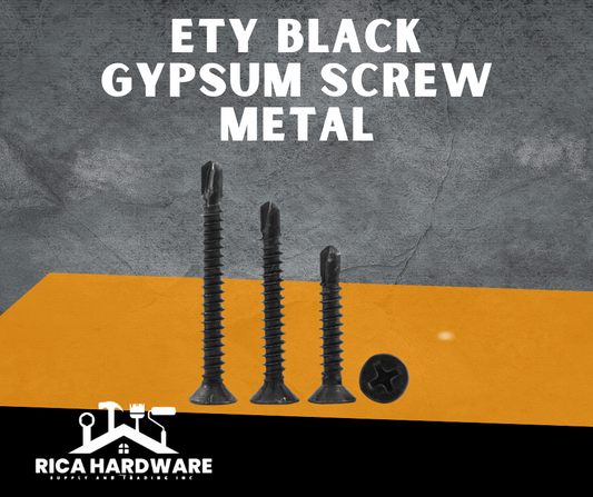 ETY	BLACK GYPSUM SCREW METAL
