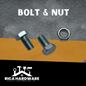 BOLT & NUT 5/16X1