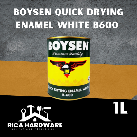 BOYSEN QUICK DRYING ENAMEL WHITE B600 1L