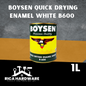 BOYSEN QUICK DRYING ENAMEL WHITE B600 1L