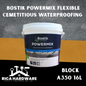 BOSTIK POWERMIX FLEXIBLE CEMETITIOUS WATERPROOFING BLOCK A350 16L