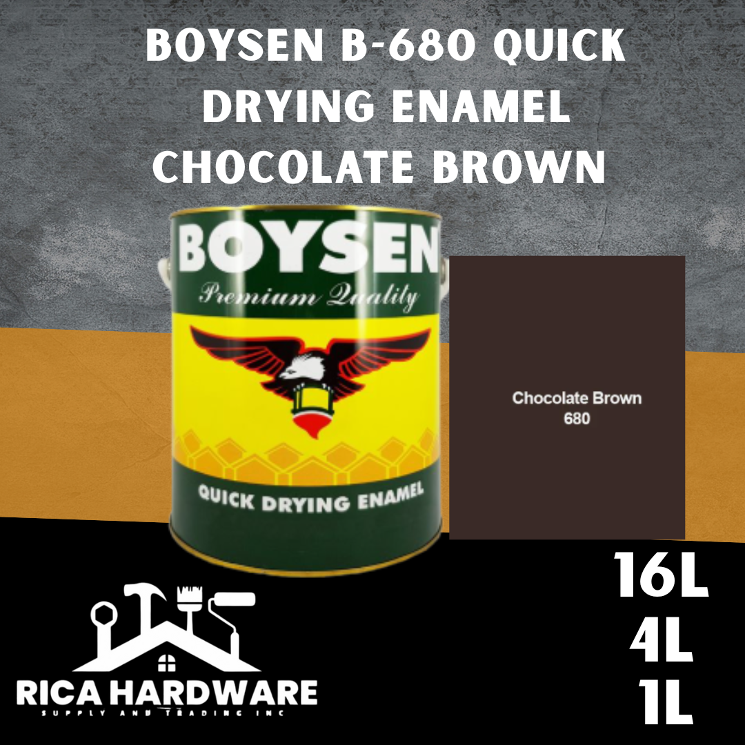 BOYSEN B-680 QUICK DRYING ENAMEL CHOCOLATE BROWN