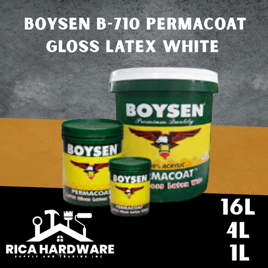 BOYSEN B-710 PERMACOAT GLOSS LATEX WHITE