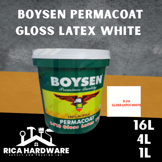BOYSEN GLOSS LATEX WHITE B710 (16L)