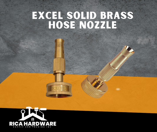 EXCEL SOLID BRASS HOSE NOZZLE