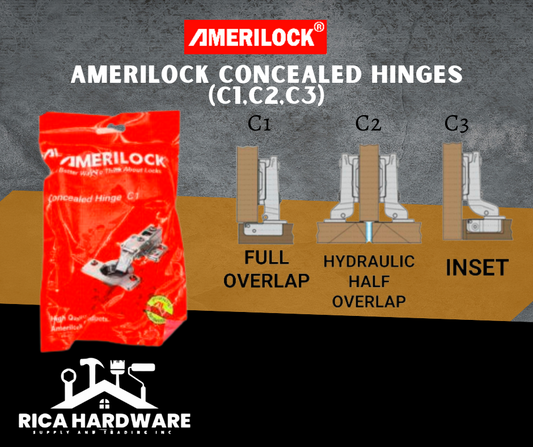 AMERILOCK CONCEALED HINGES (C1,C2,C3)