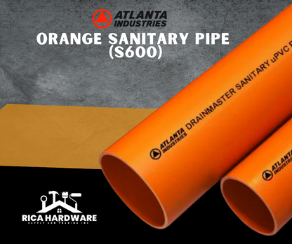 ATLANTA ORANGE SANITARY PIPE (S600)