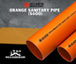 ATLANTA ORANGE SANITARY PIPE (S600)