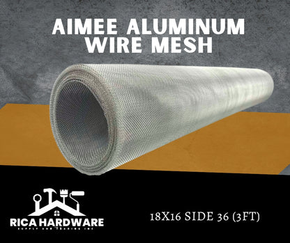 AIMEE ALUMINUM WIRE MESH 18X16 SIDE 36 (3F)