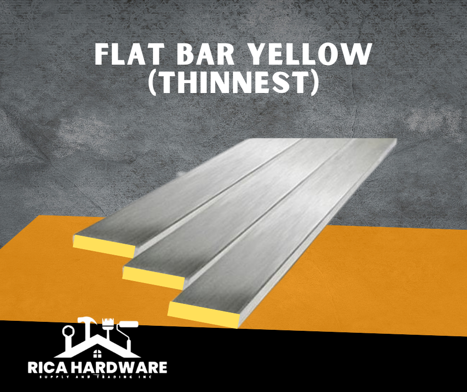 FLAT BAR YELLOW (THINNEST)
