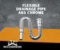 FLEXIBLE DRAINAGE PIPE ABS CHROME