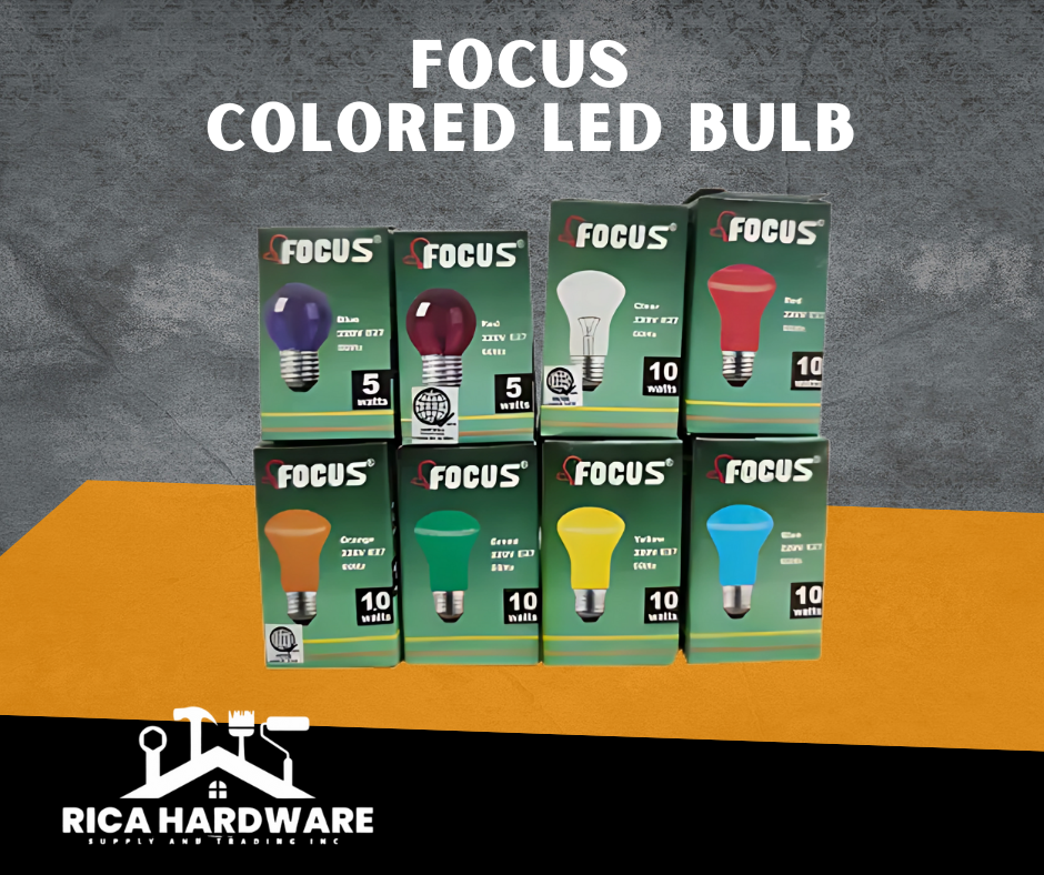 FOCUS COLORED LED BULB
