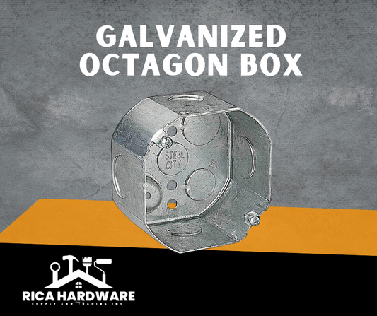 GALVANIZED OCTAGON BOX
