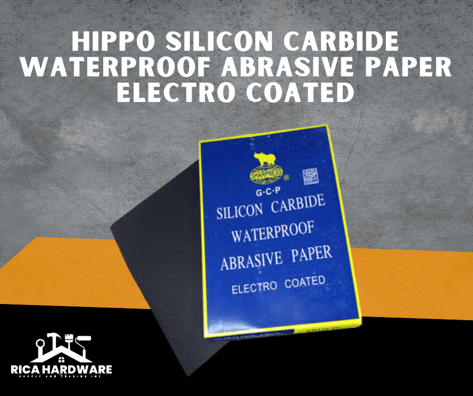 HIPPO SILICON CARBIDE WATERPROOF ABRASIVE PAPER ELECTRO COATED