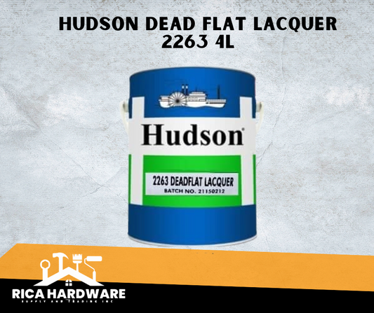HUDSON DEAD FLAT LACQUER 2263 4L