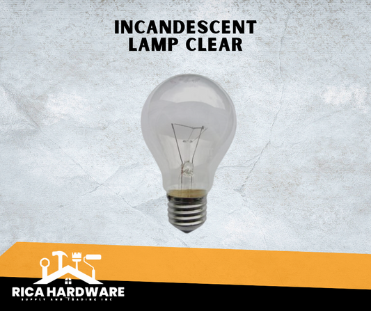 INCANDESCENT LAMP CLEAR