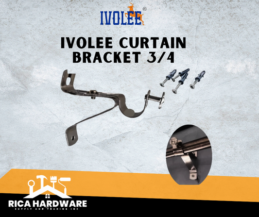IVOLEE CURTAIN BRACKET 3/4"