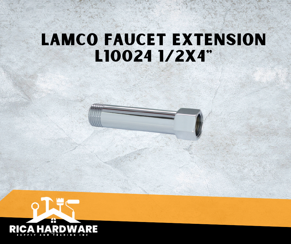 LAMCO FAUCET EXTENSION L10024 1/2x4"