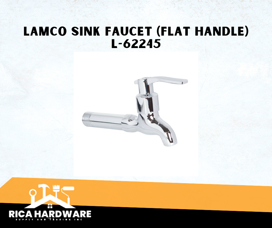 LAMCO SINK FAUCET (FLAT HANDLE) L-62245