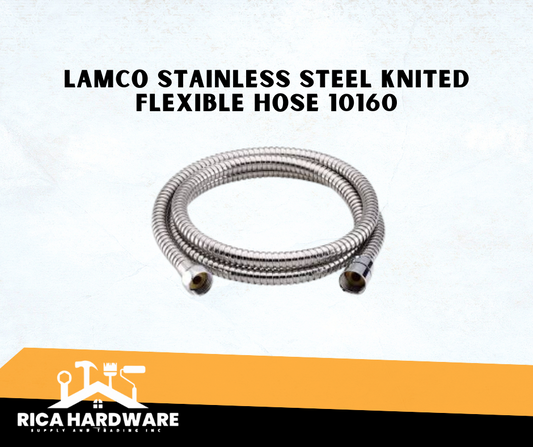 LAMCO STAINLESS STEEL KNITED FLEXIBLE HOSE 1/2X1/2X1.3