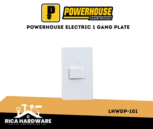 POWERHOUSE 1 GANG PLATE (LHWDP-101)