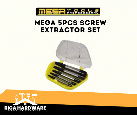 MEGA 5PCS SCREW EXTRACTOR SET