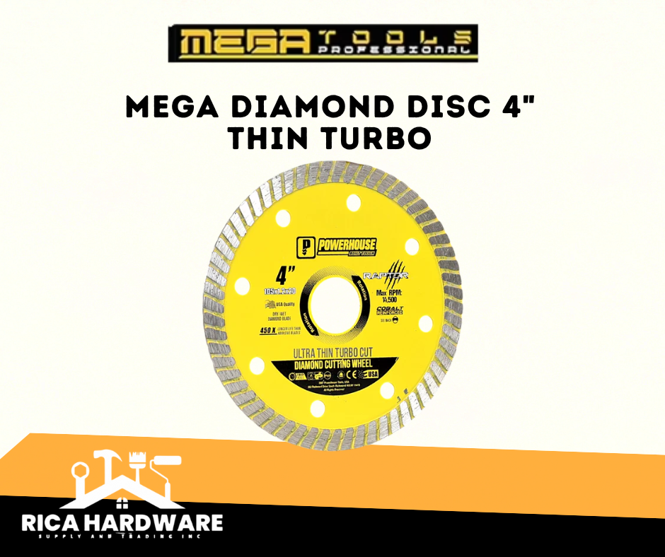 MEGA DIAMOND DISC 4" THIN TURBO
