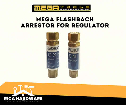 MEGA FLASHBACK ARRESTOR FOR REGULATOR