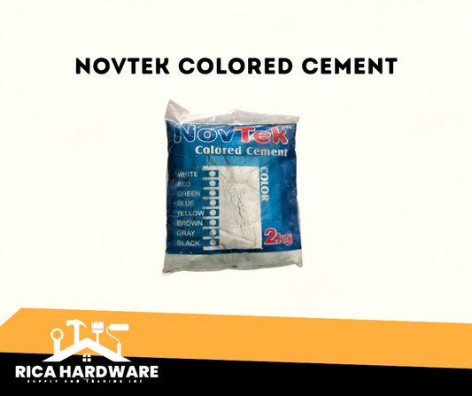 NOVTEK COLORED CEMENT (WHITE/RED)