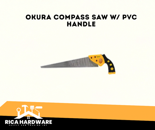 OKURA COMPASS SAW W/ PVC HANDLE 10"/400MM