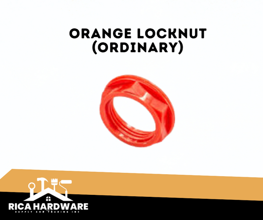 ORANGE LOCK NUT (ORDINARY) (1/2, 3/4)