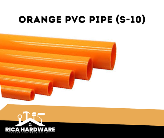 ORANGE PVC PIPE (S-10)