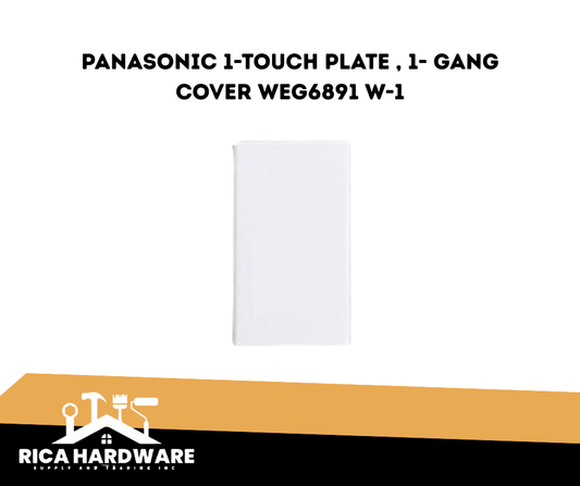 PANASONIC 1-TOUCH PLATE , 1- GANG COVER WEG6891 W-1