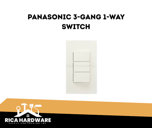 PANASONIC 3-GANG 1-WAY SWITCH