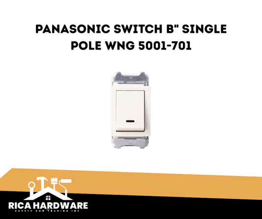 PANASONIC SWITCH B" SINGLE POLE WNG 5001-701