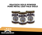 PEACOCK GOLD POWDER PURE METAL LEAF PALE GOLD NO.13