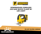POWERHOUSE CORDLESS JIG SAW QUICK CLAMP W/ LED LIGHT
