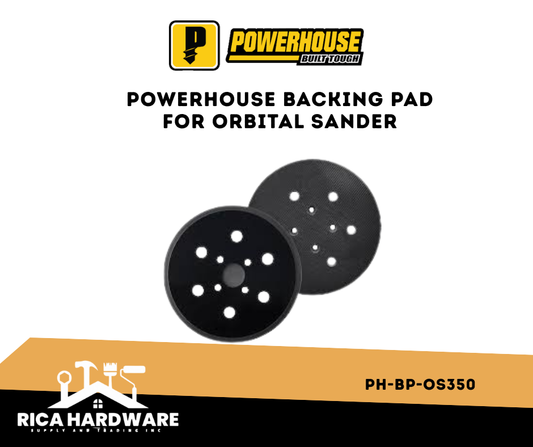 POWERHOUSE BACKING PAD FOR ORBITAL SANDER (PH-BP-OS350)