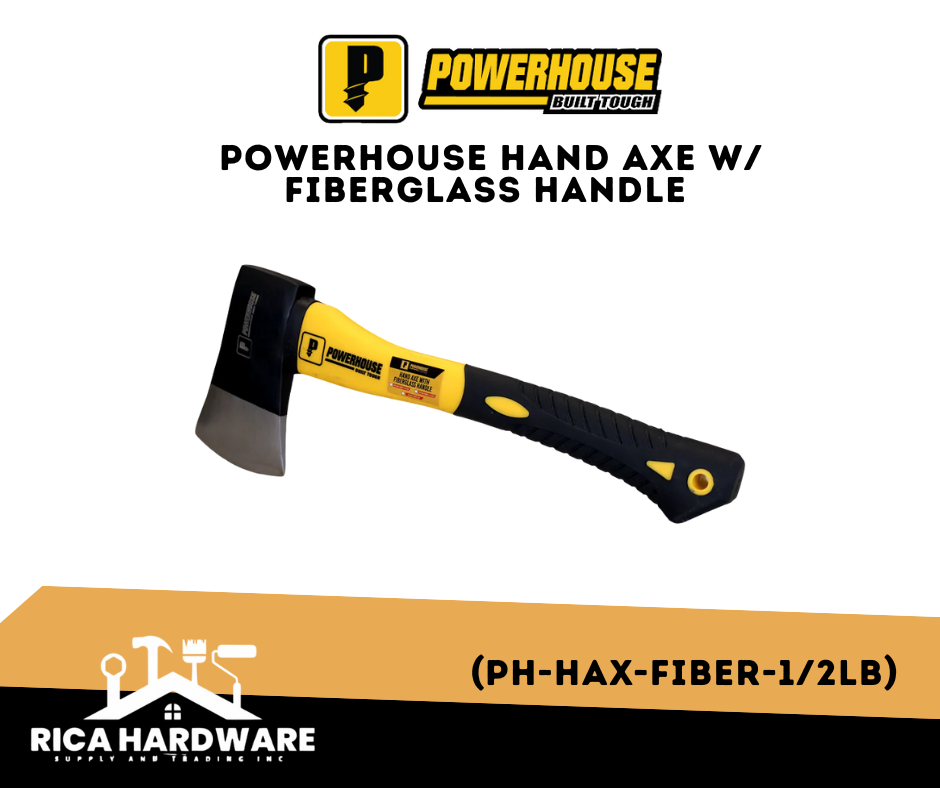 POWERHOUSE HAND AXE W/ FIBERGLASS HANDLE