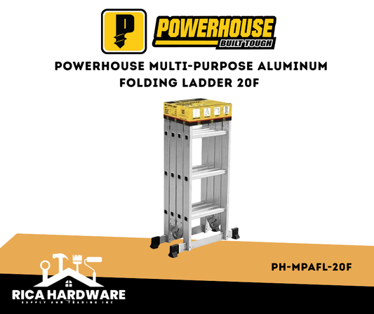 POWERHOUSE MULTI-PURPOSE ALUMINUM FOLDING LADDER 20F PH-MPAFL-20f