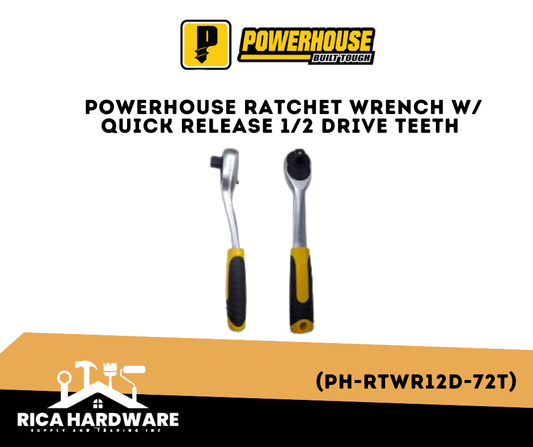 POWERHOUSE RATCHET WRENCH CR-V 1/2 DR. (PH-RTWR12D-72T)